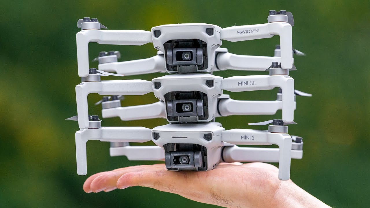 Conheça as principais diferenças entre os drones DJI Mini SE, Mini 2 e Mini 3 Pro