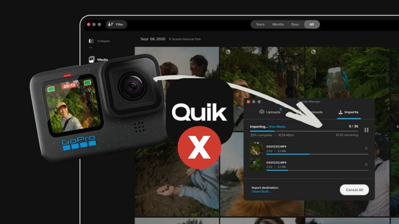 Adeus, Quik! GoPro anuncia encerramento do app para desktop!