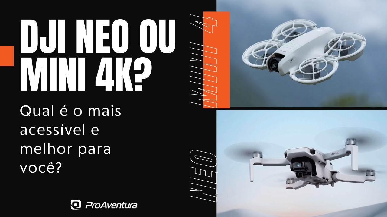 DJI Neo ou Mini 4K: Qual é o mais acessível e melhor para você?