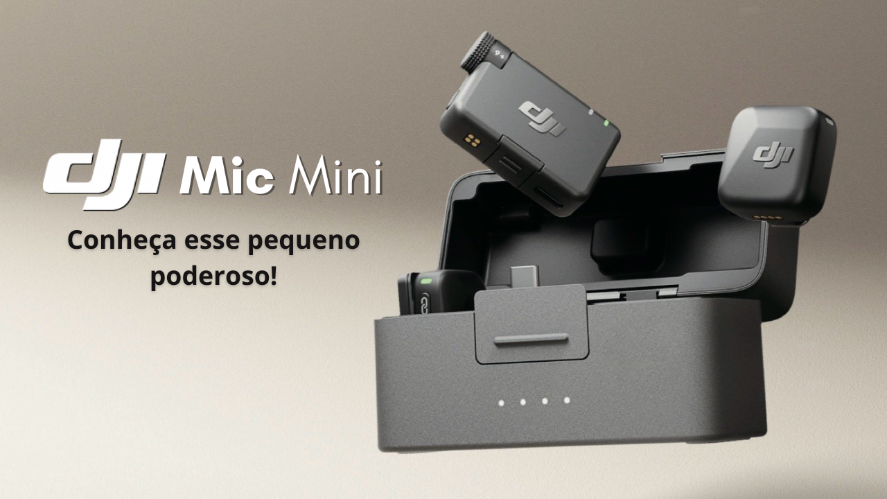 DJI Mic Mini: Conheça esse pequeno poderoso!