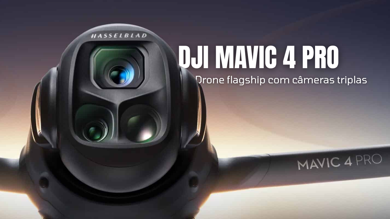 Lançou! DJI Mavic 4 Pro chegou com gimbal 360º e novo controle!