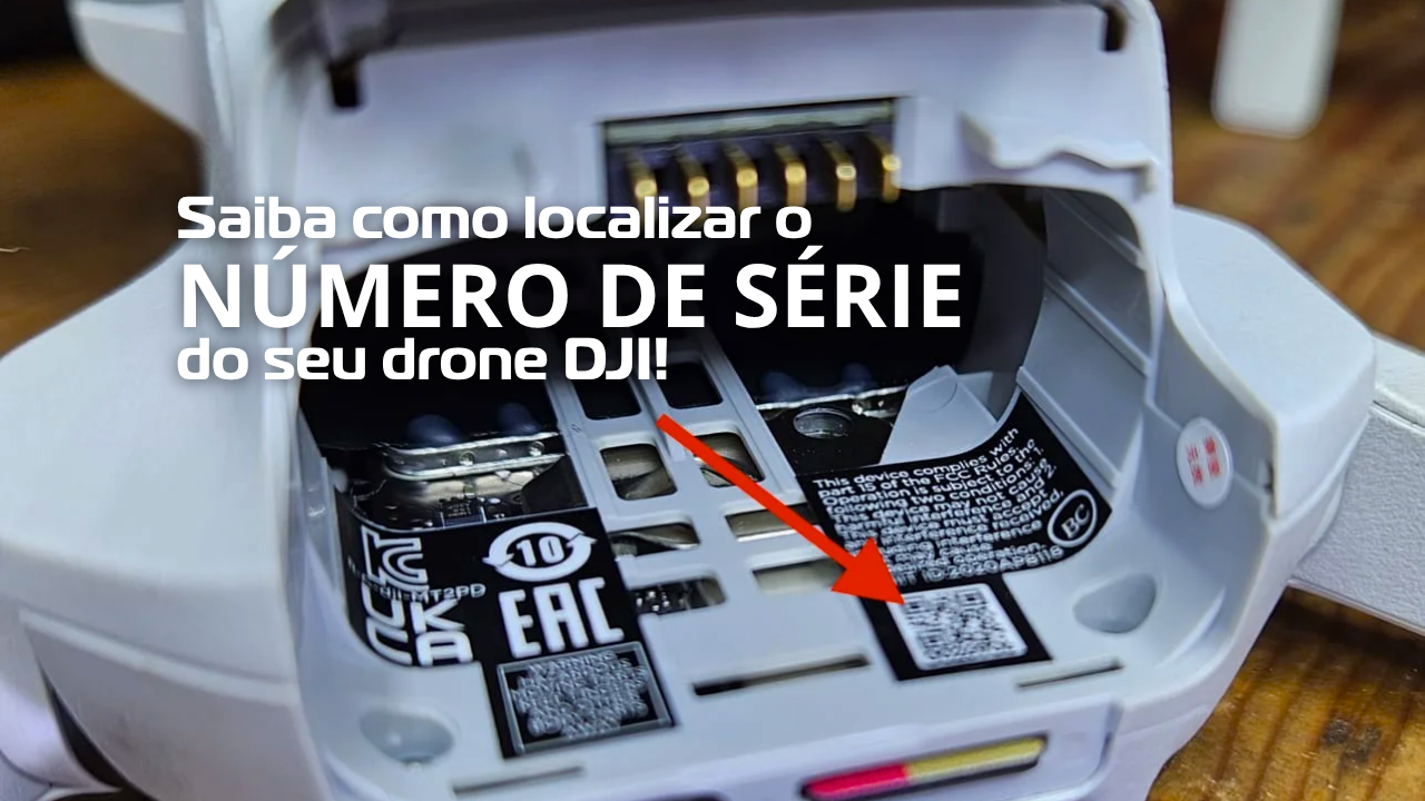 Saiba como localizar o número de série do seu drone DJI!
