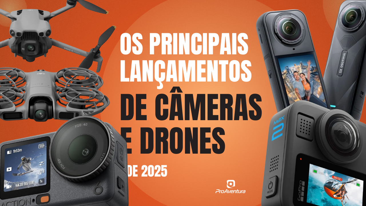 Os principais lançamentos de câmeras e drones de 2025!