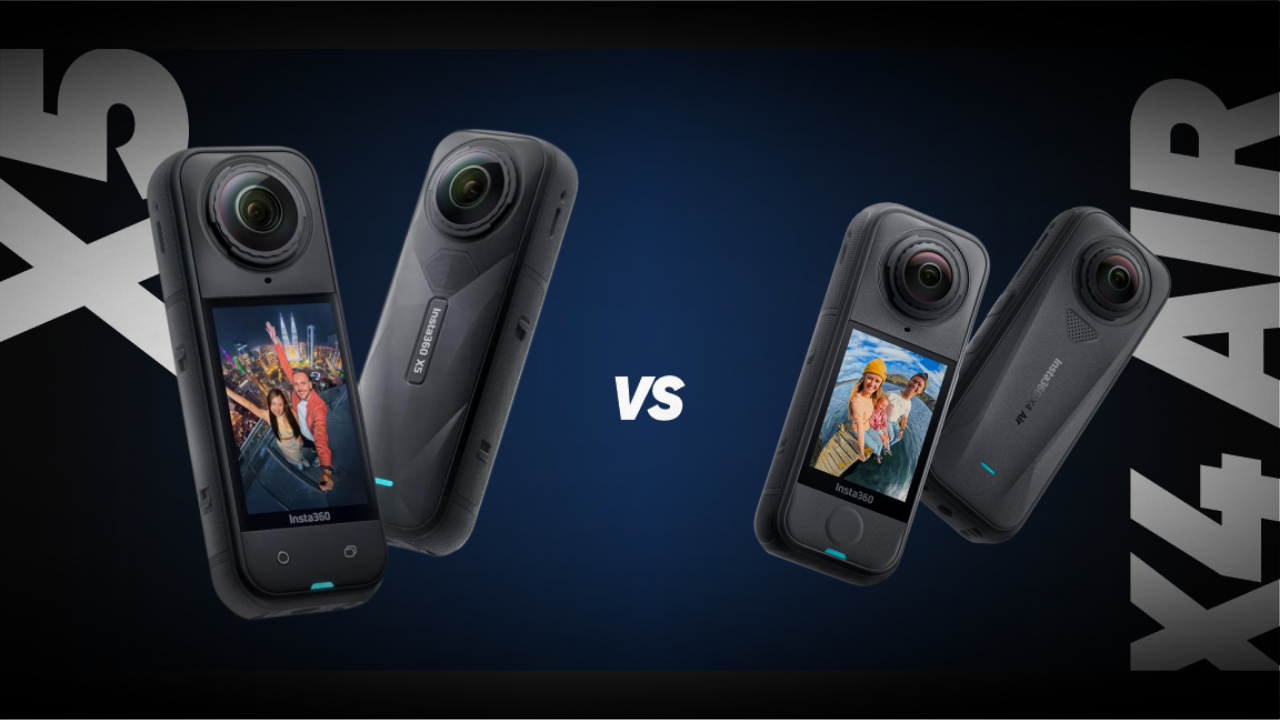 Insta360 X5 ou X4 Air? Qual é a ideal para você?