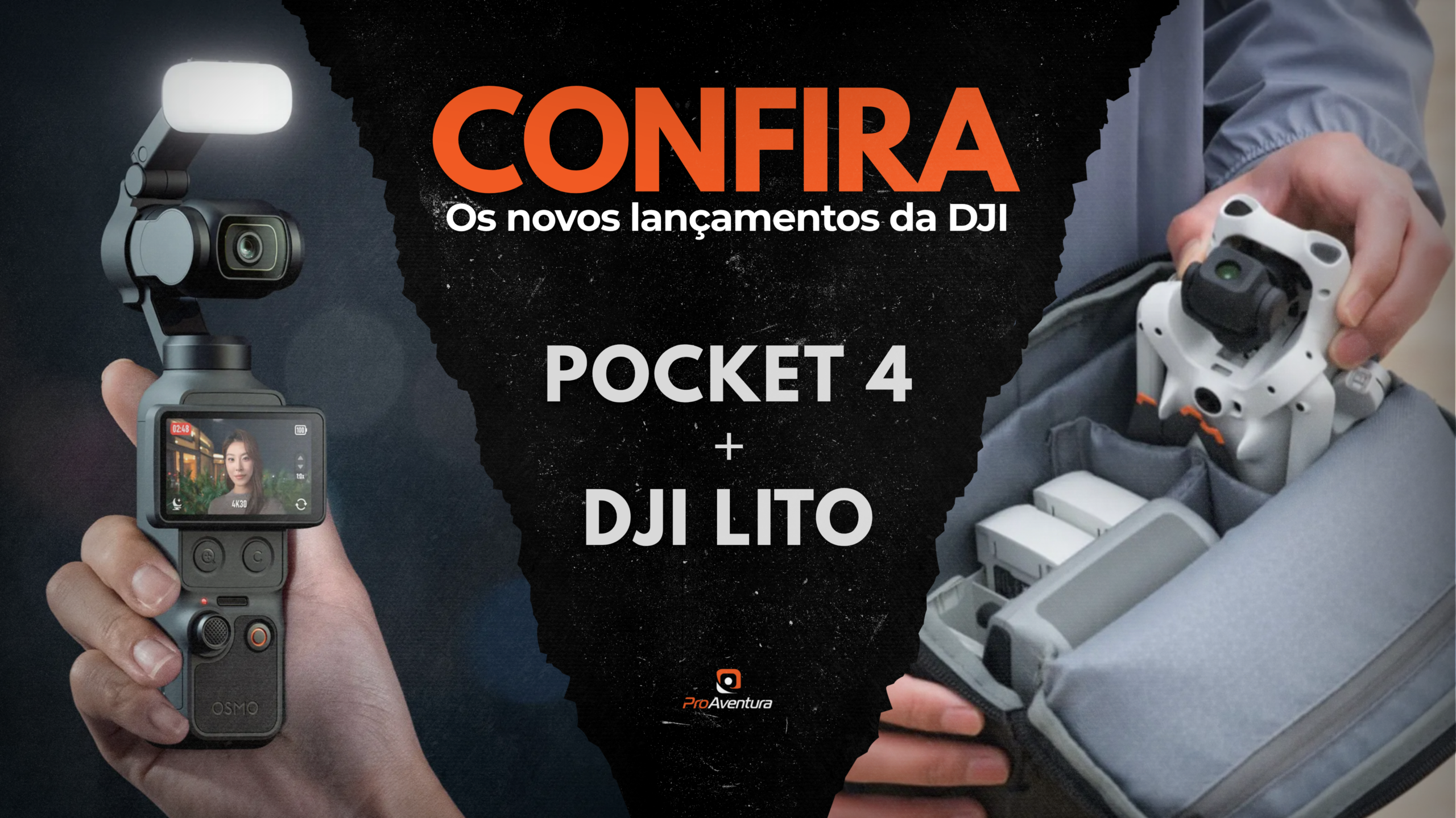 Osmo Pocket 4 e DJI Lito: Confira os novos lançamentos da DJI!