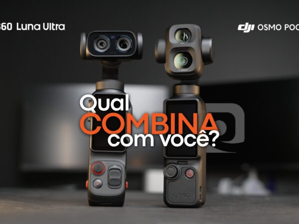 DJI Pocket 4P x Insta360 Luna Ultra: qual combina com você?