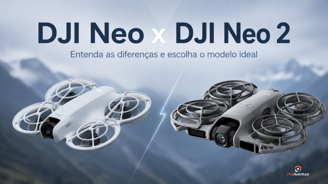 DJI Neo x Neo 2: entenda as diferenças e escolha o modelo ideal!