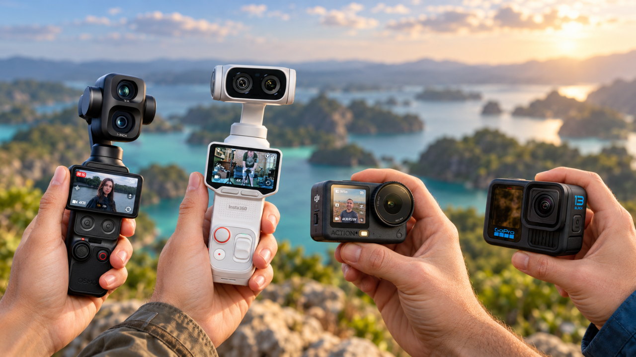 Câmera de ação ou com gimbal: qual escolher?