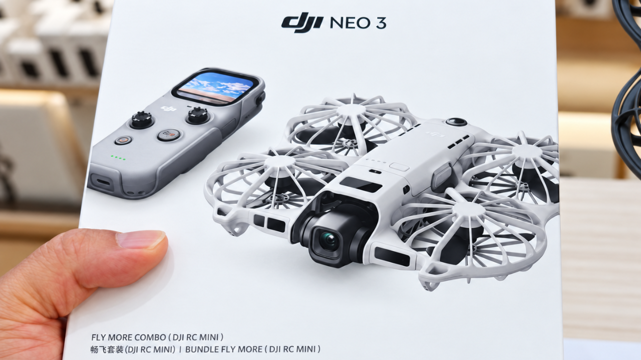 DJI Neo 3 aparece em vídeo e revela novidades!